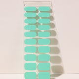 Beach Glass - Aqua Mint Gel Nail Strips